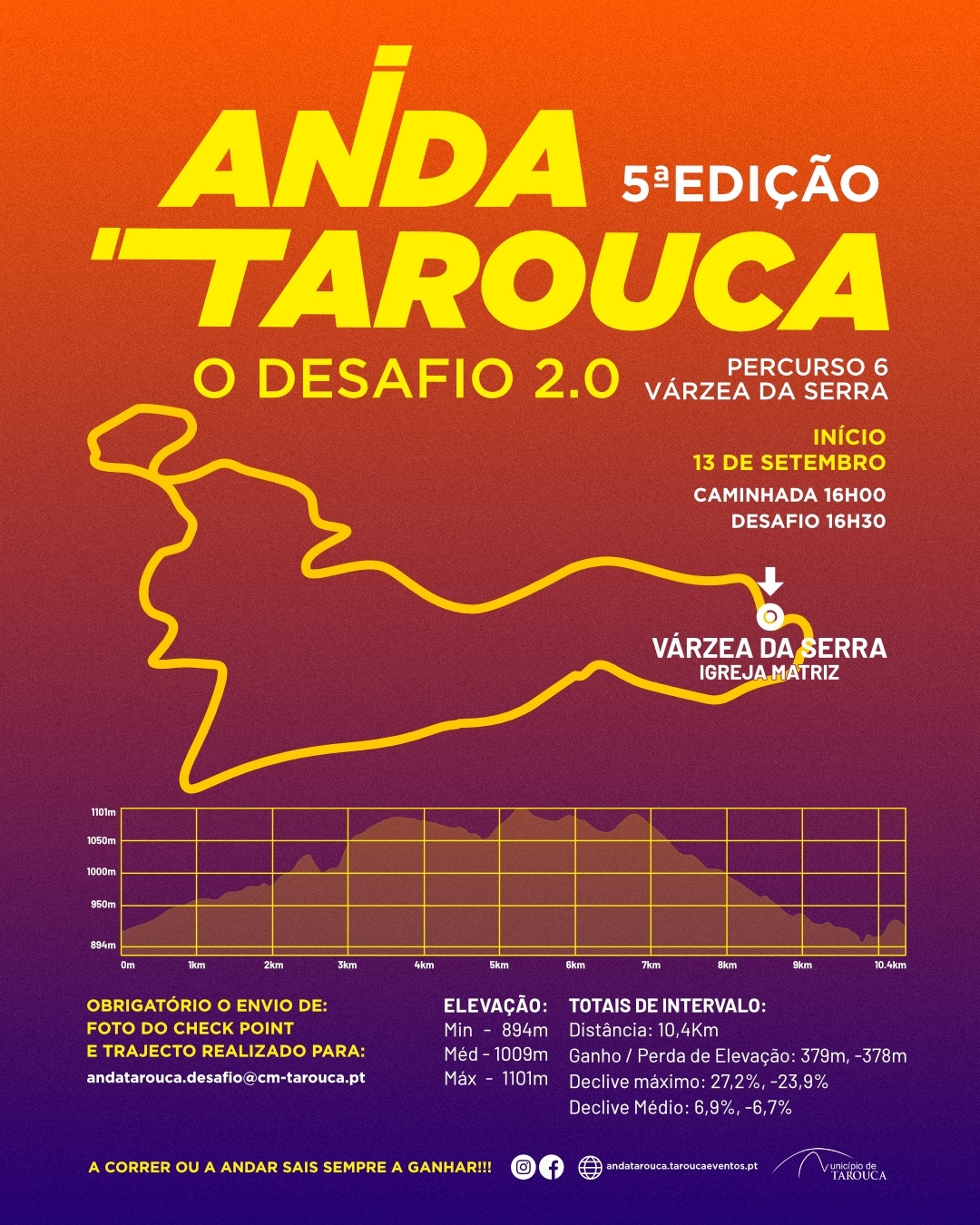 5º DESAFIO - ANDA TAROUCA - VARZEA DA SERRA 2025 image