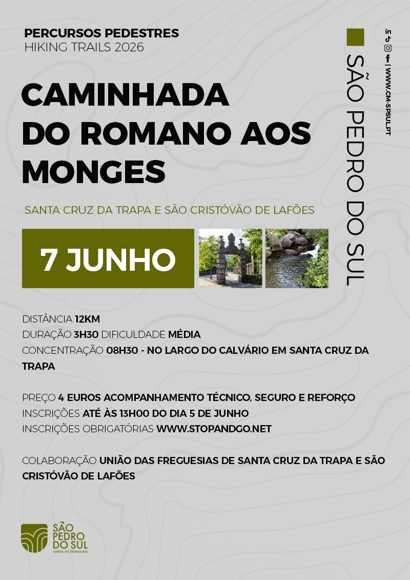 CAMINHADA DO ROMANO AOS MONGES 2026 image